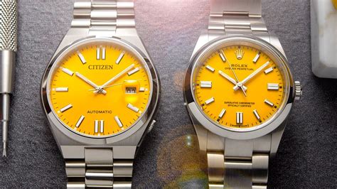 citizen tsuyosa vs rolex oyster perpetual